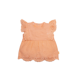 BESS Blouse Embroidery Peach z23