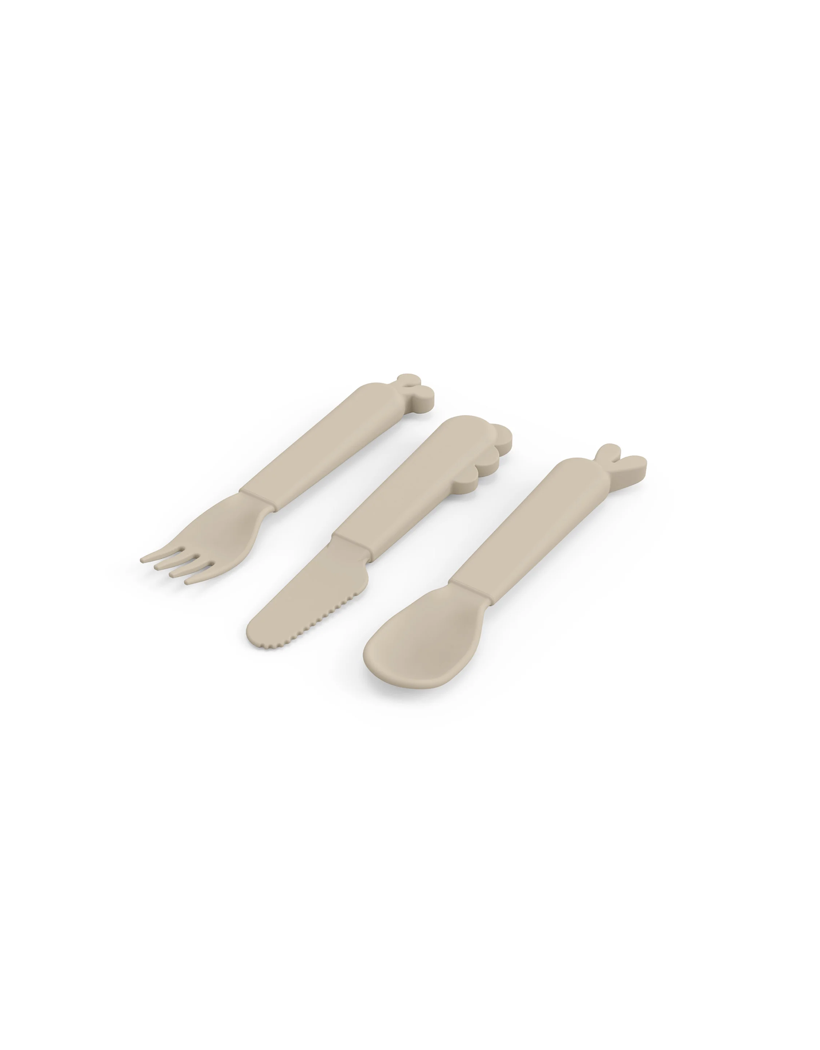 Done by Deer Kiddish cutlery set Deer friends Sand