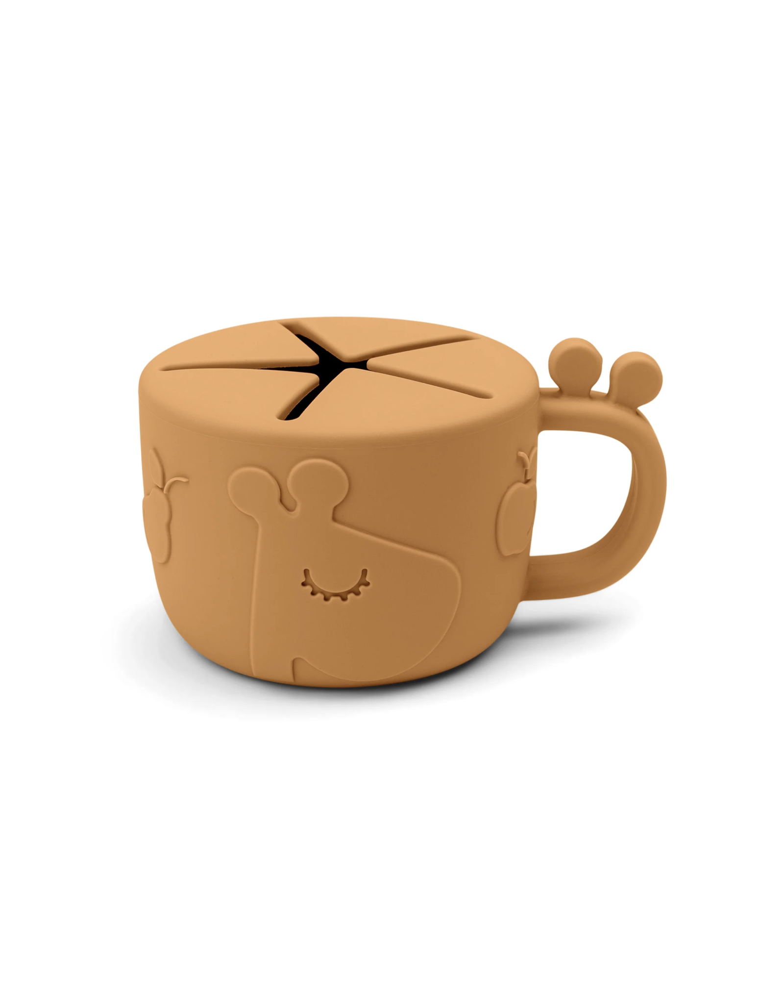 Done by Deer Peekaboo snack cup Raffi Mustard