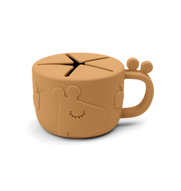 Done by Deer Peekaboo snack cup Raffi Mustard