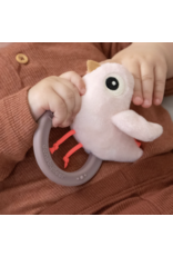 Done by Deer Sensory rattle w/teether Birdee Powder bijtring Done by Deer Sensory rattle w/teether Birdee Powder bijtring