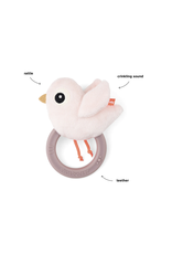 Done by Deer Sensory rattle w/teether Birdee Powder bijtring