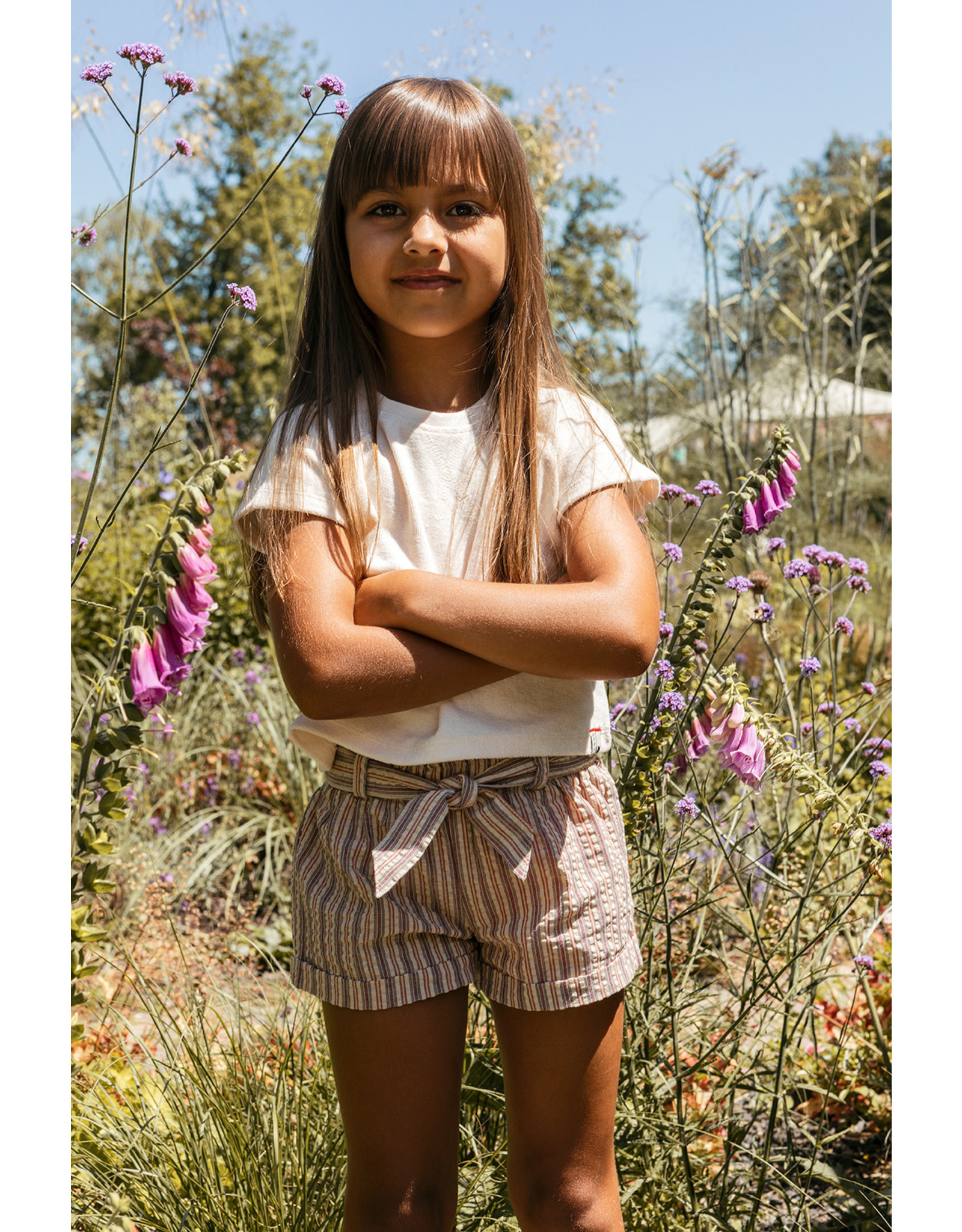 Little Looxs Little striped woven short vintage stripe