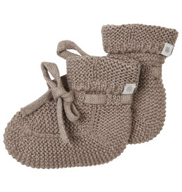 Noppies U Booties knit Nelson Taupe Melange NOS