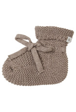 Noppies U Booties knit Nelson Taupe Melange NOS