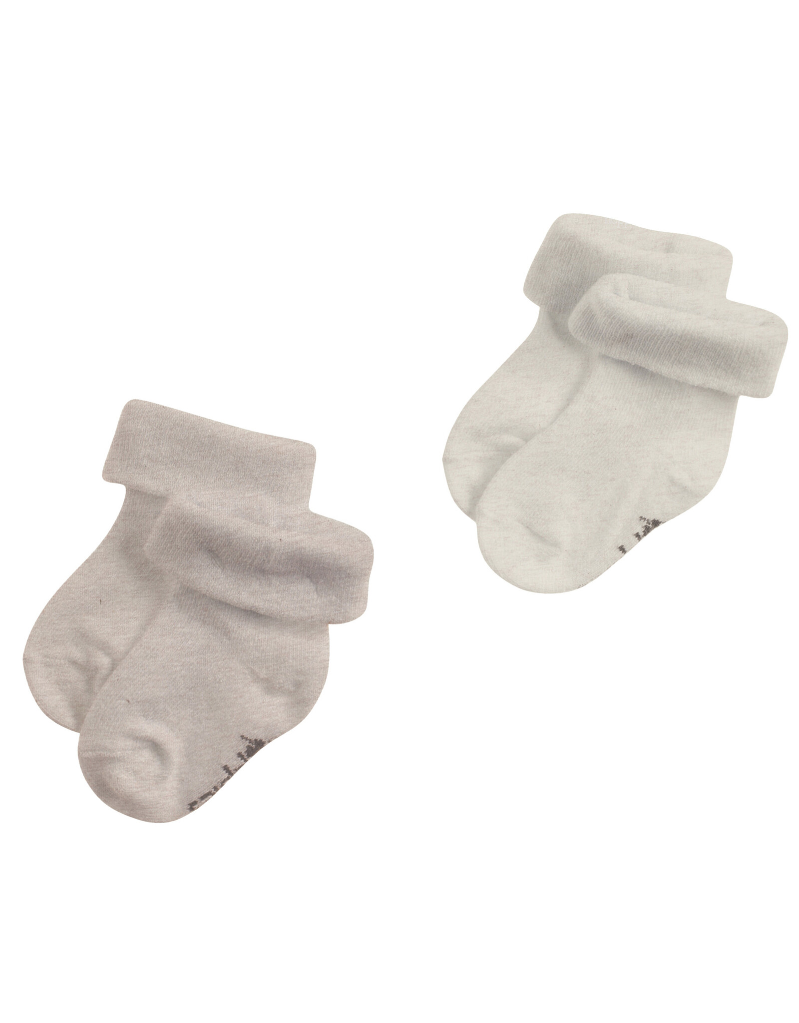 Noppies Unisex Socks 2pck Kai Taupe Melange NOS