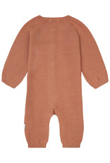 Noppies Unisex Playsuit Monrovia long sleeve Café au lait NOS