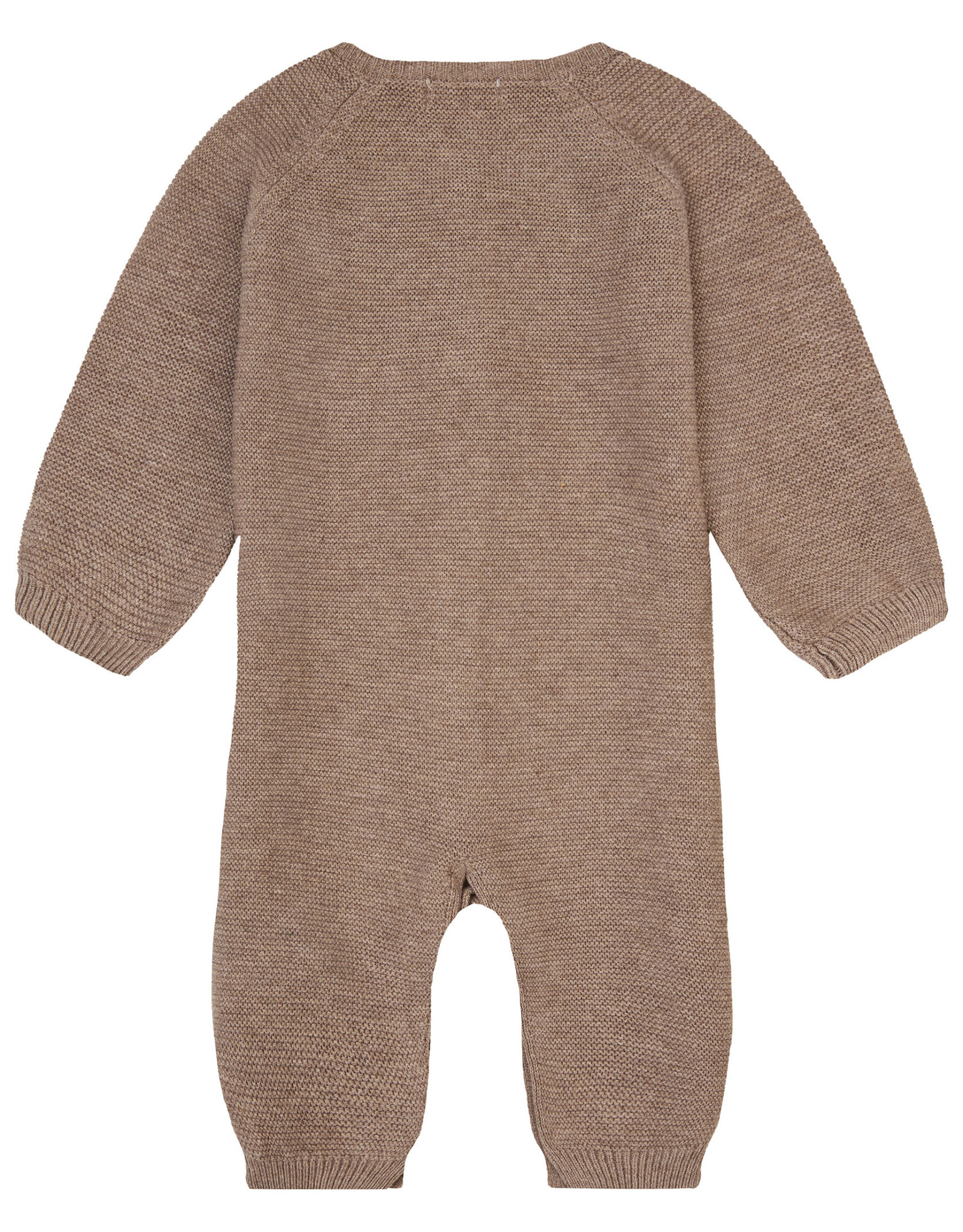 Noppies Unisex Playsuit Monrovia long sleeve Taupe Melange NOS