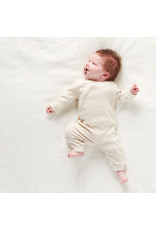 Noppies U Playsuit LS Rib Nevis Oatmeal NOS
