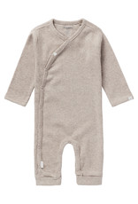 Noppies U Playsuit LS Rib Nevis Taupe Melange NOS