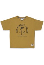 Sturdy T-shirt Sunside - Tiki Island Olijf