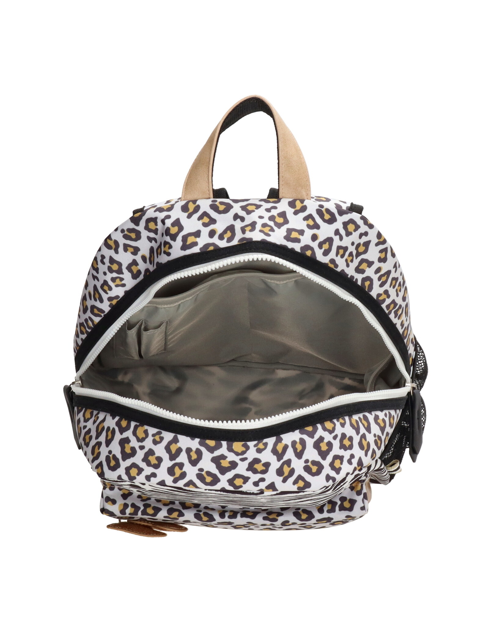 Zebra Rugzak Tiger Leopard -447 Wit Beige (M)