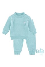 Feetje Pyjama wafel 340 groen melange NOS