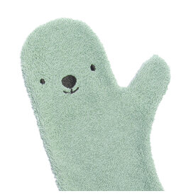 Invented 4 kids Shower Glove Green Bear