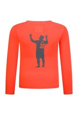 T-shirt ls Neon orange M