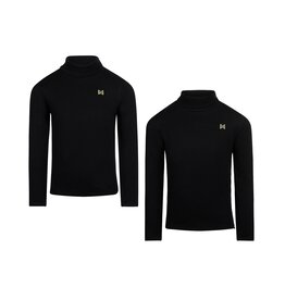 Koko Noko T-shirt with roll neck 2-pack ls Black W23