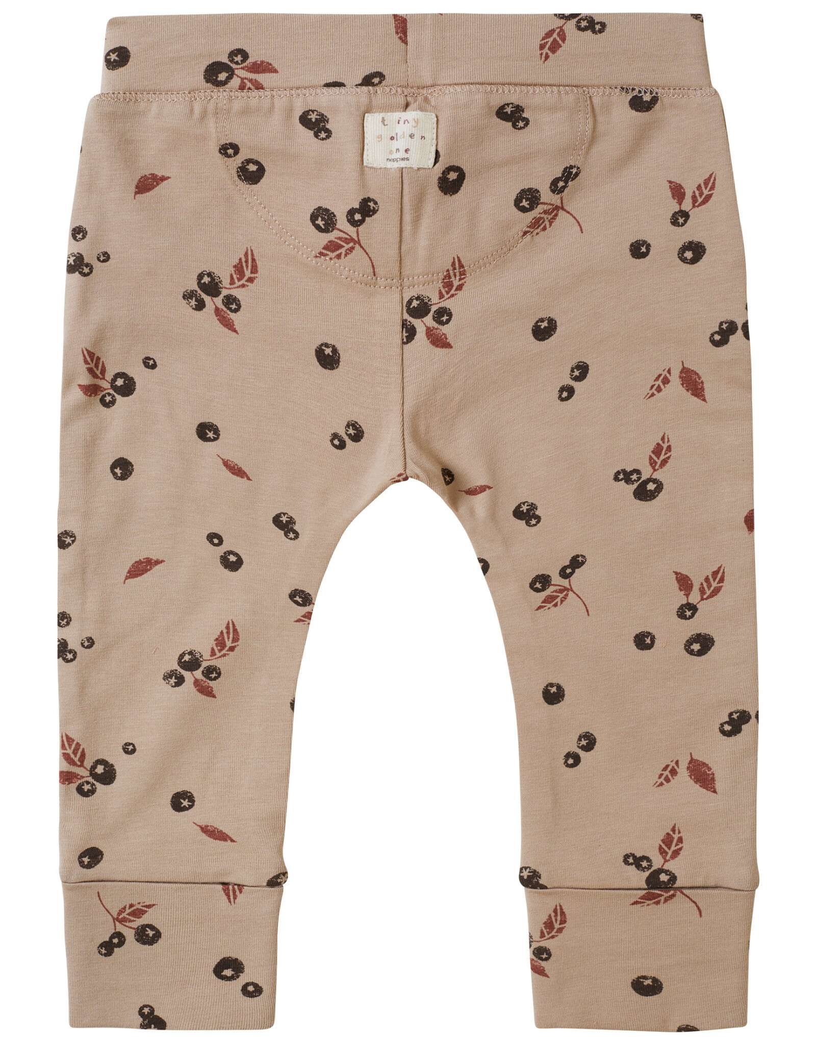 Noppies Unisex pants Taos allover print slim fit Light Taupe