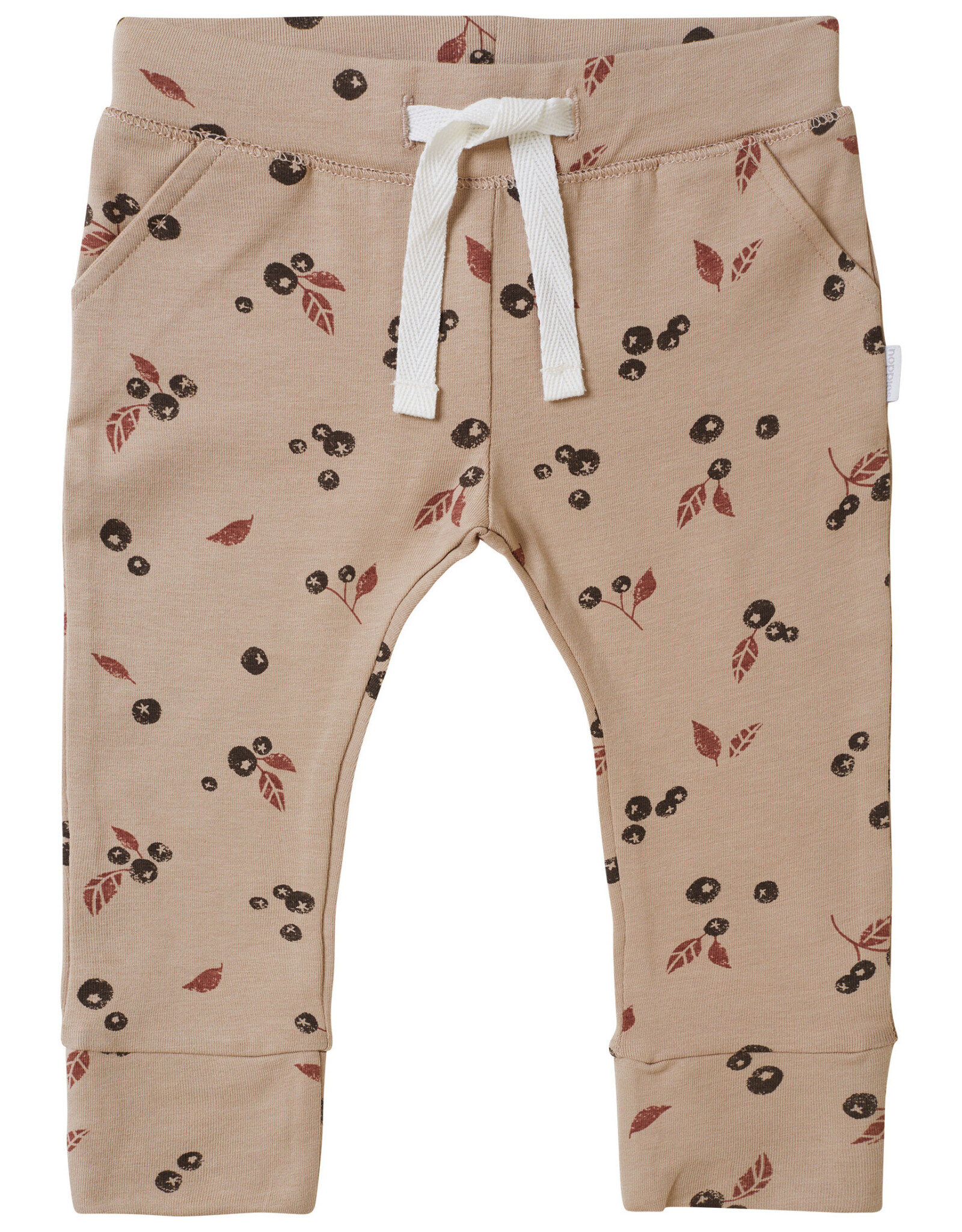 Noppies Unisex pants Taos allover print slim fit Light Taupe