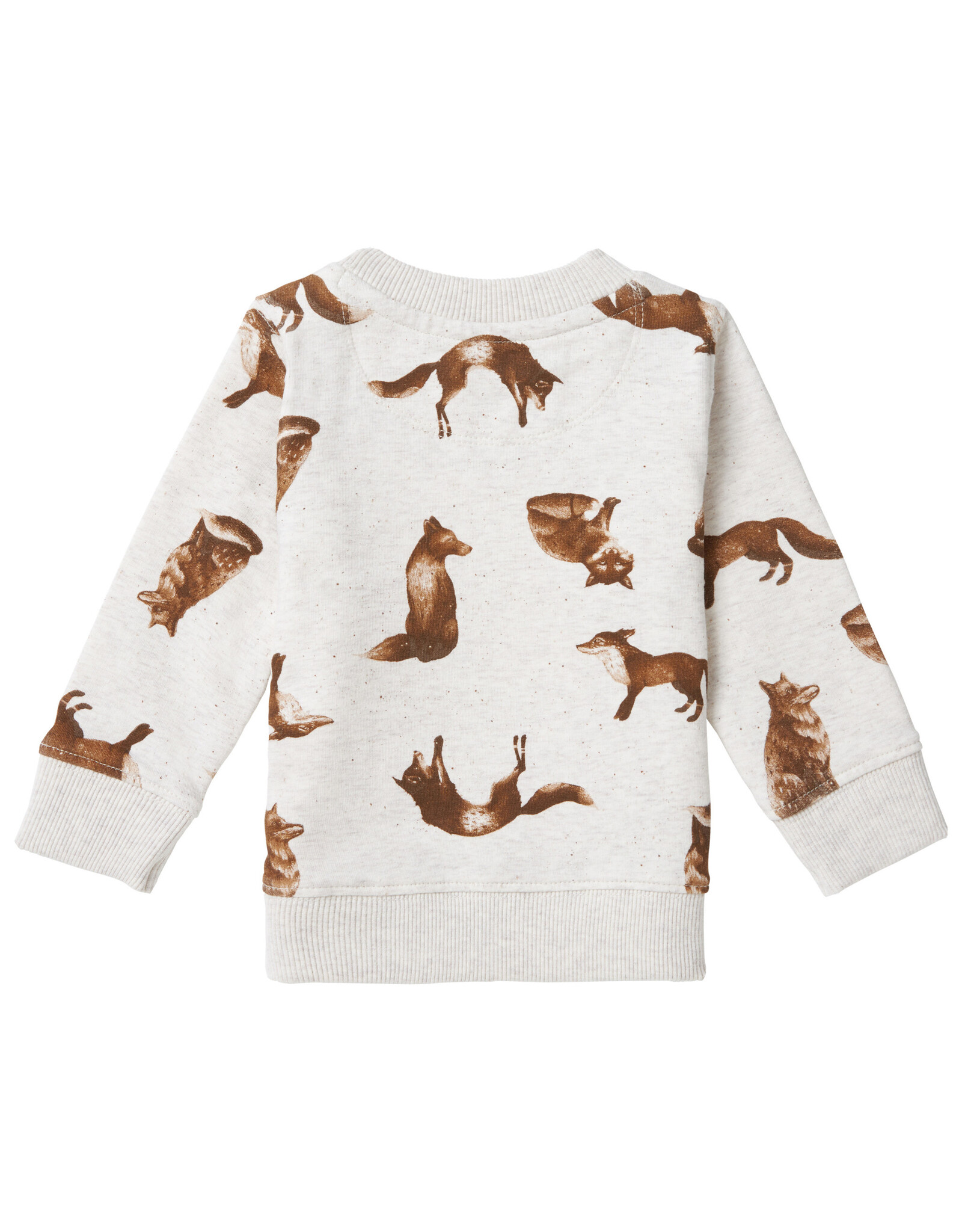 Noppies Boys sweater Toulon long sleeve allover print Oatmeal