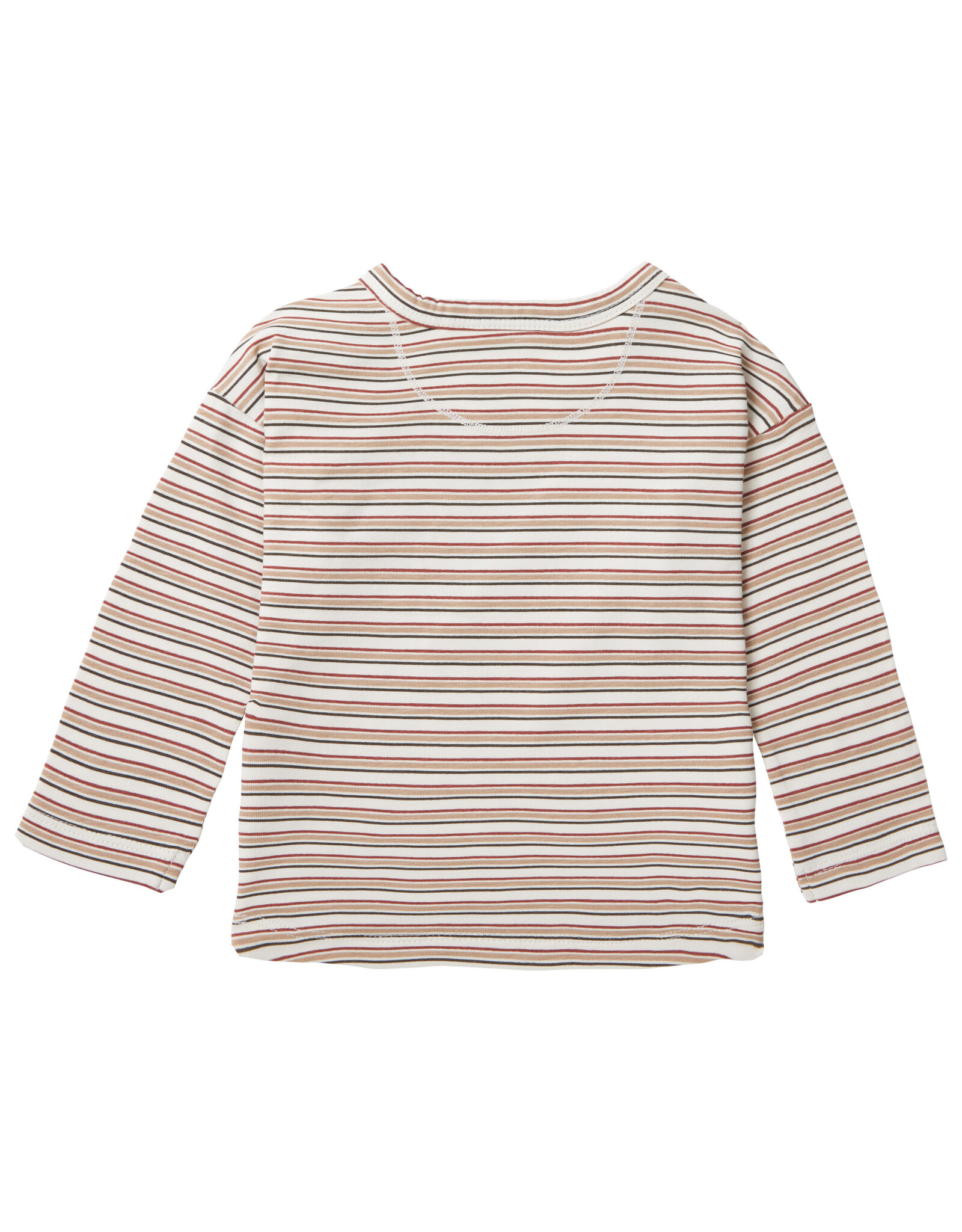 Noppies Unisex tee Tuscalossoa long sleeve stripe Butter Cream