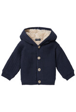 Noppies Boys cardigan Takoma long sleeve Black Iris NOs