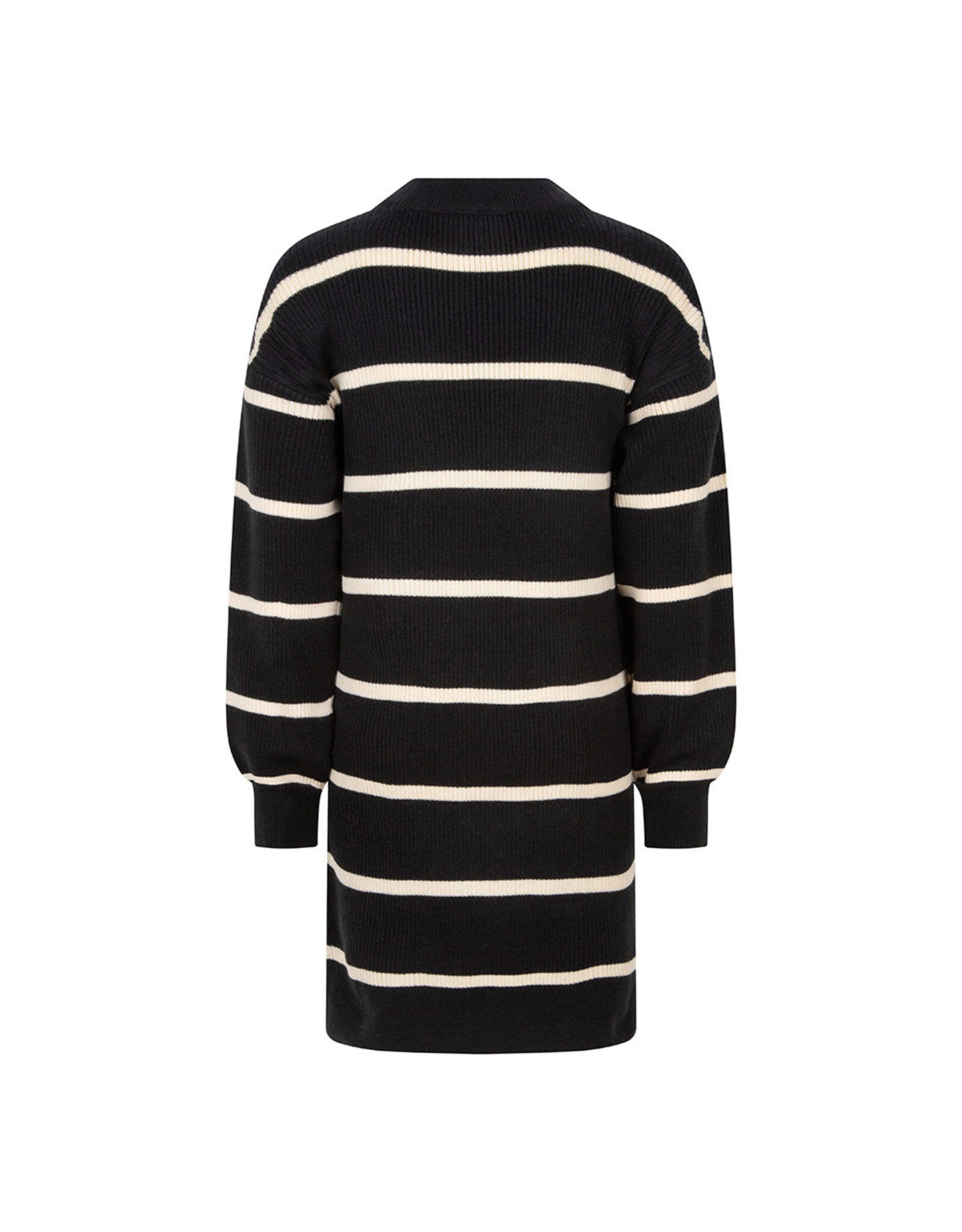 Indian Blue Jeans Knitwear Striped Dress Black