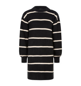 Indian Blue Jeans Knitwear Striped Dress Black