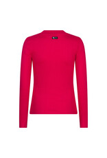 Indian Blue Jeans Long Sleeve Crossover Bright Magenta