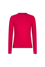 Indian Blue Jeans Long Sleeve Crossover Bright Magenta