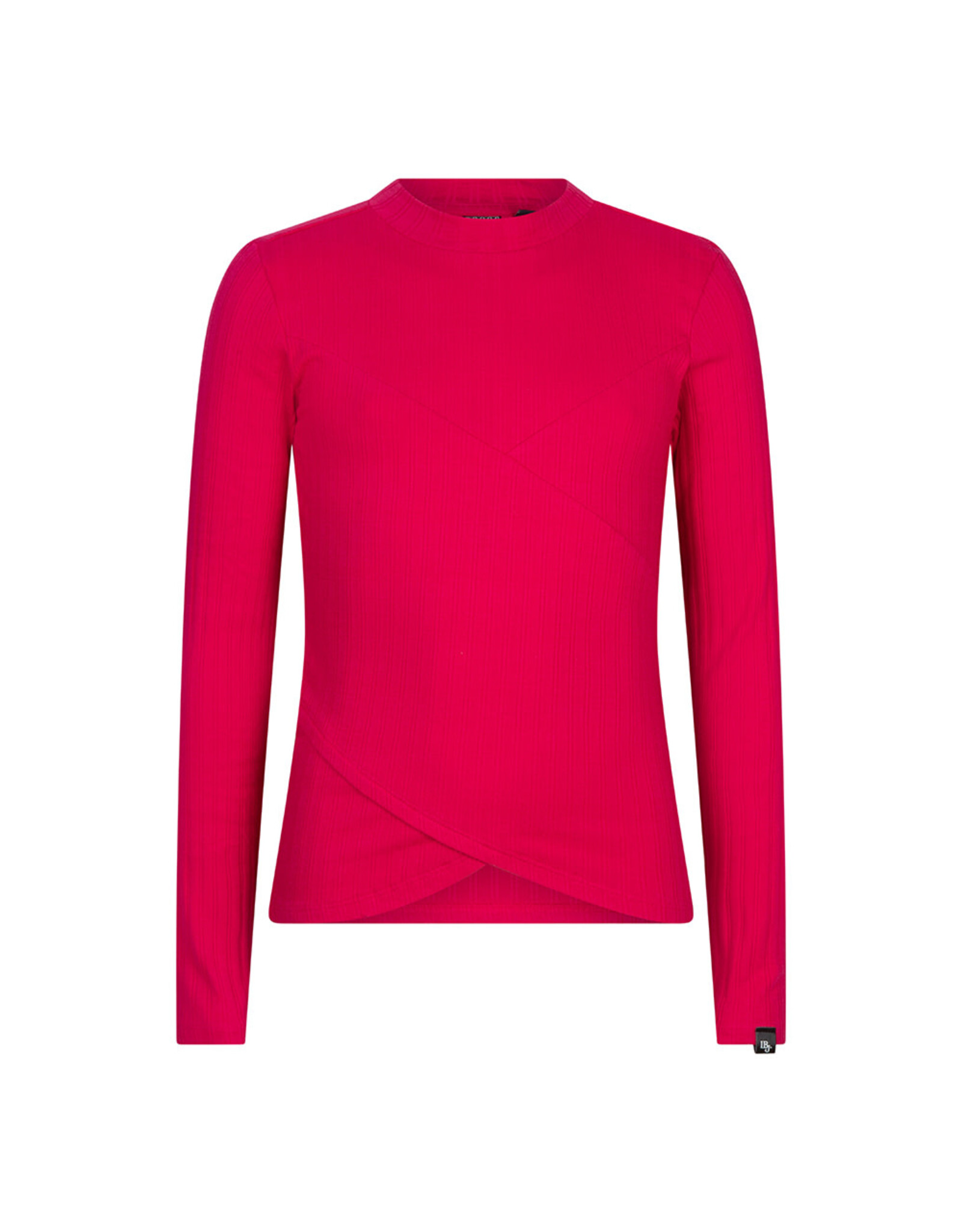 Indian Blue Jeans Long Sleeve Crossover Bright Magenta