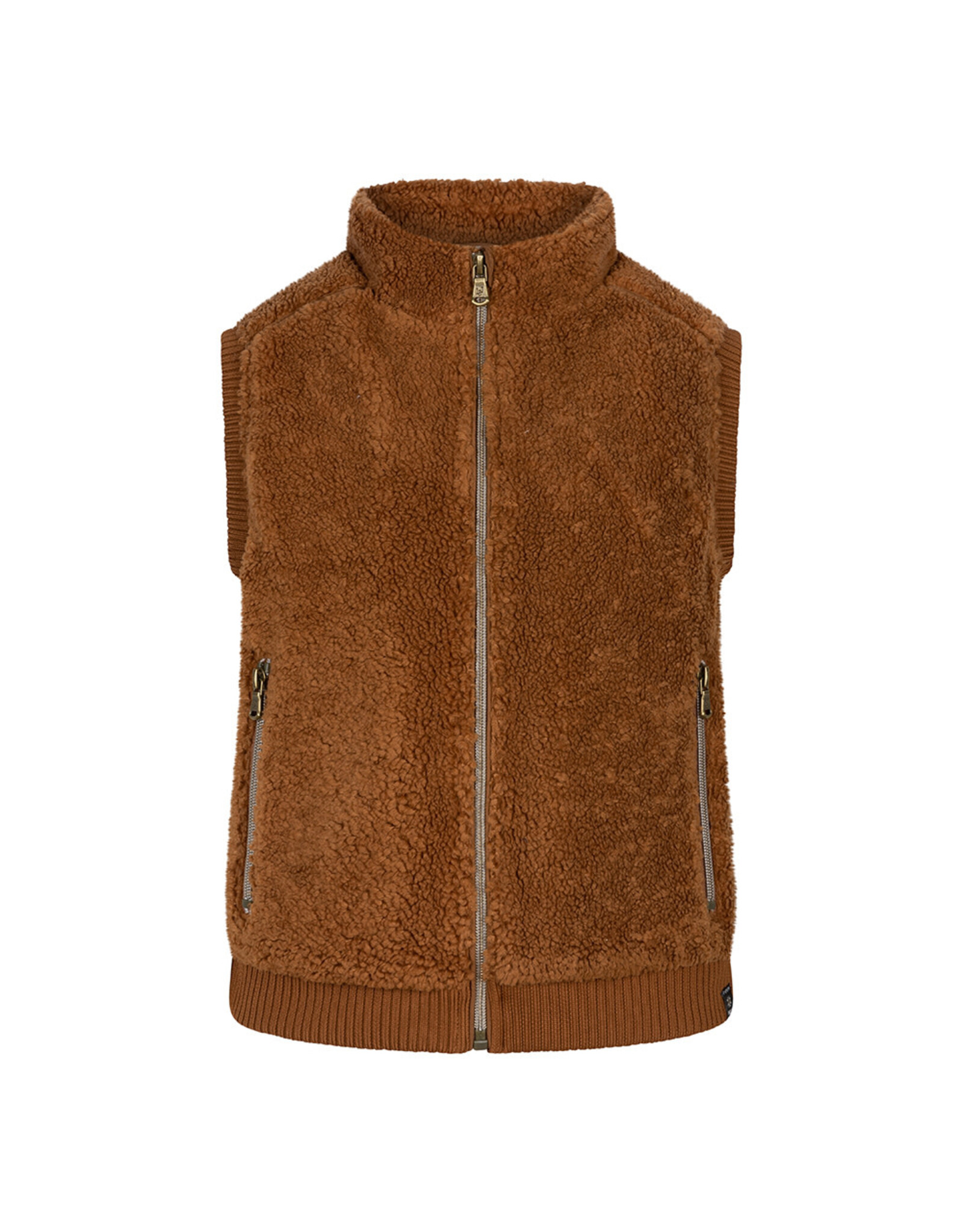 Indian Blue Jeans Gilet Teddy Sand Caramel