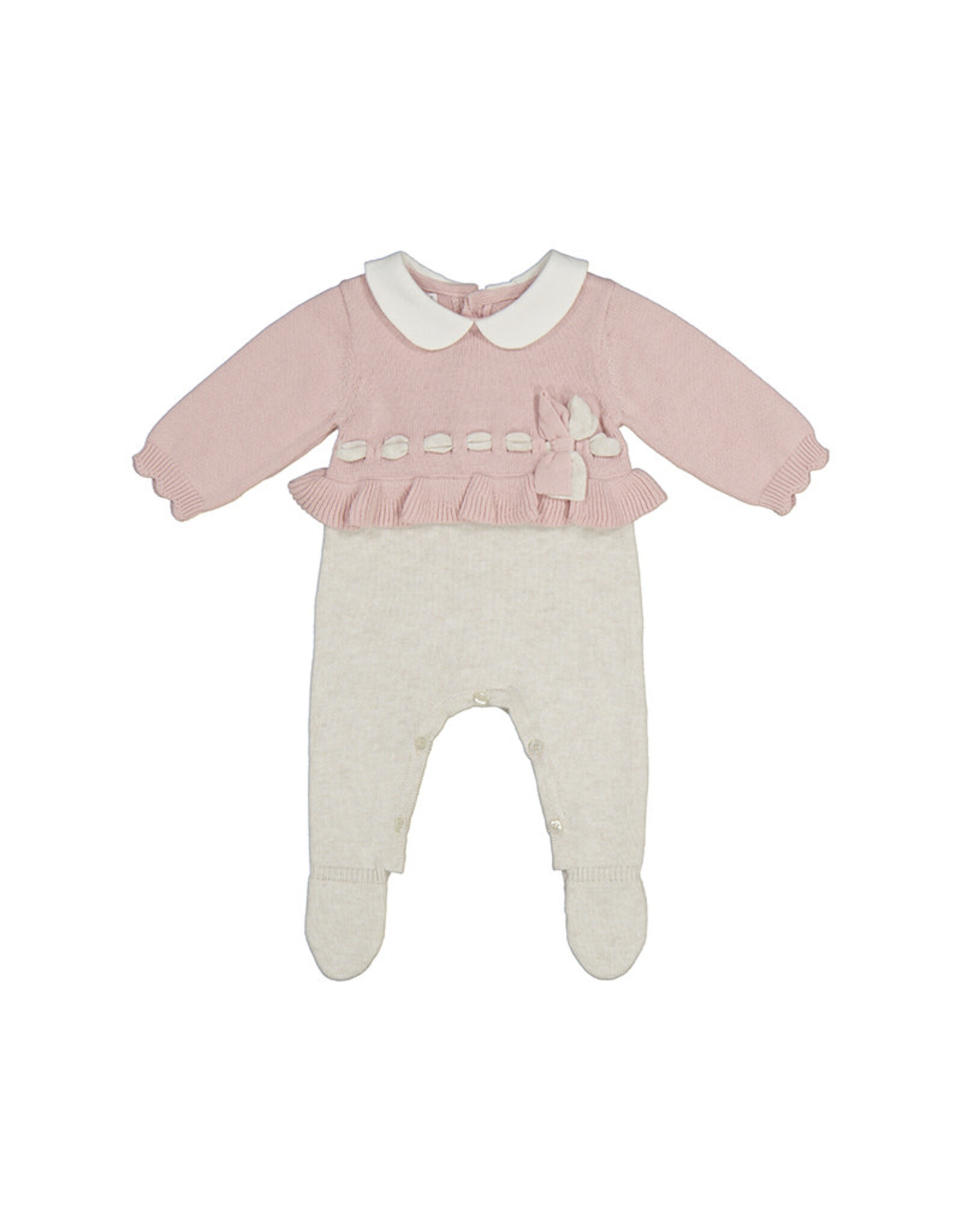 Mayoral Tricot romper Rose baby