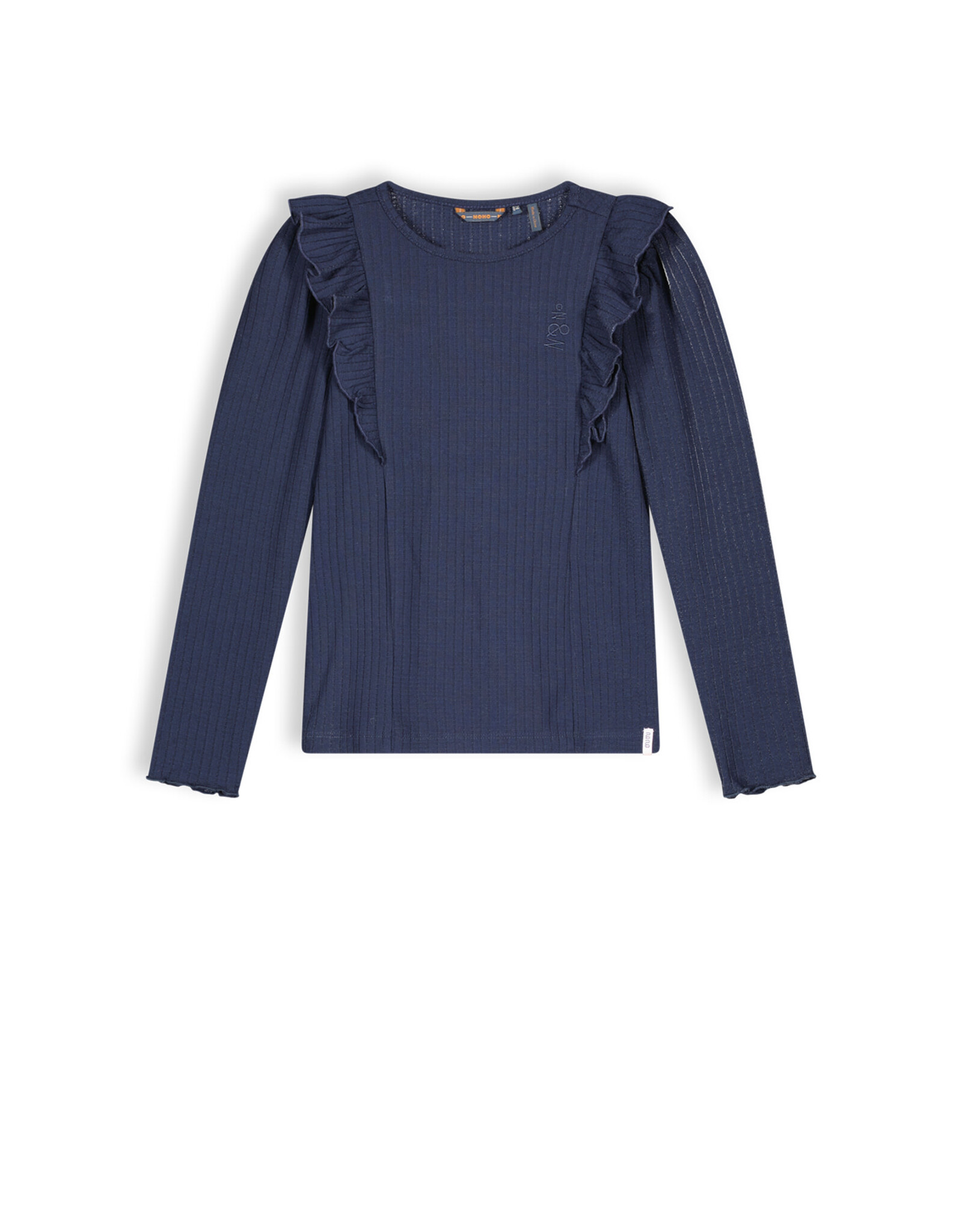 Nono NONO Keo girls rib jersey tshirt l/sl Navy Blazer