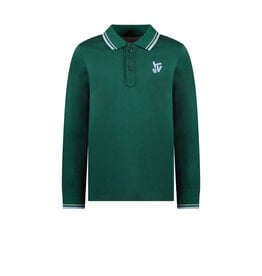 Tygo & vito Polo longsleeve Milano Dark Green