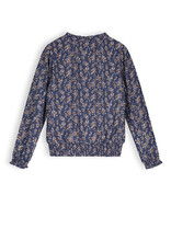 Nobell NoBell' Tipi girls animal printed blouse navy Navy Blazer