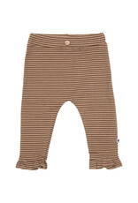 Klein Trousers Ruffle Stripe Burro/Rawhide