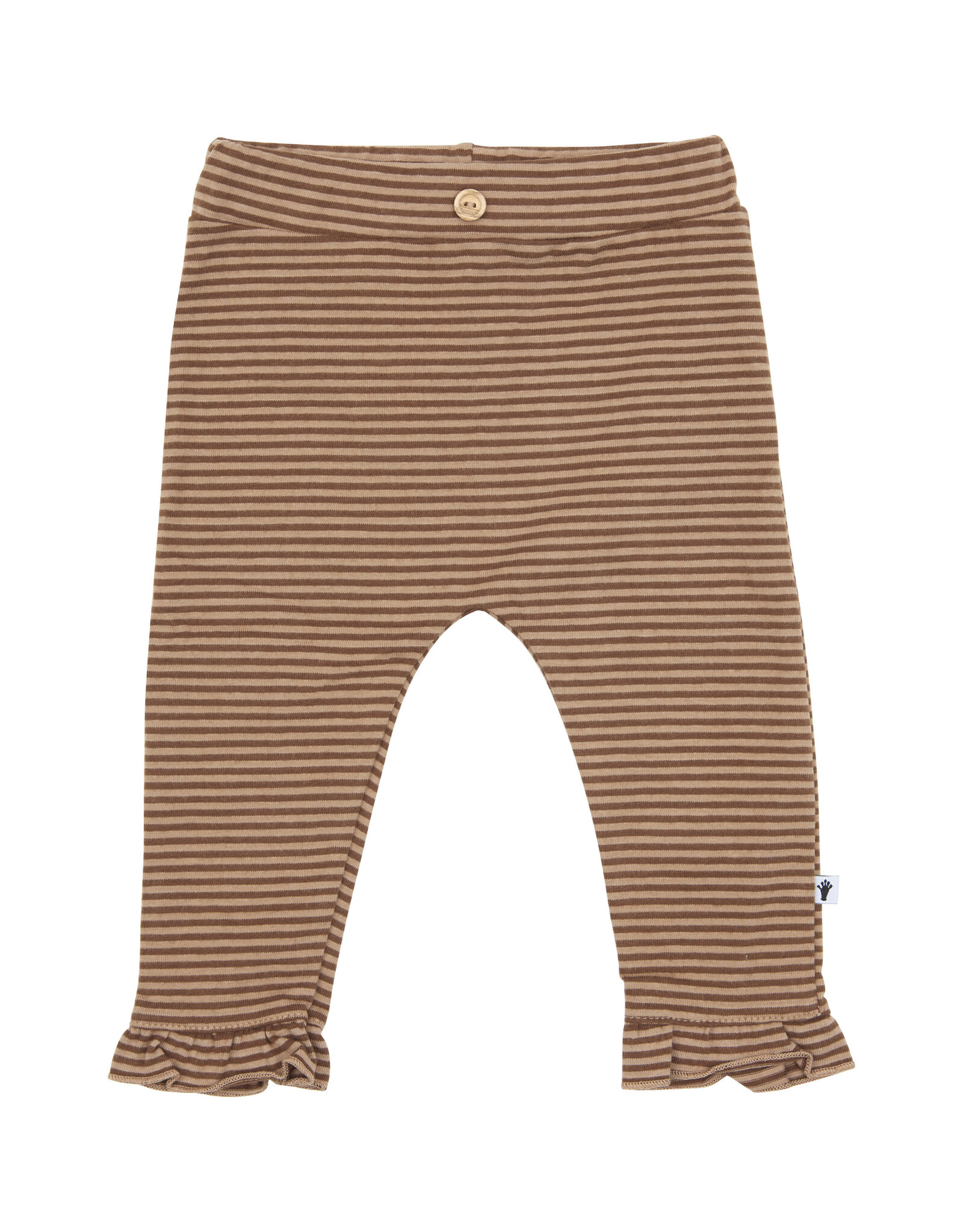 Klein Trousers Ruffle Stripe Burro/Rawhide