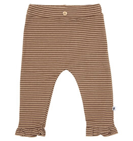 Klein Trousers Ruffle Stripe Burro/Rawhide