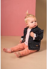 BESS Jacket Denim/Teddy Ruffles Black Denim