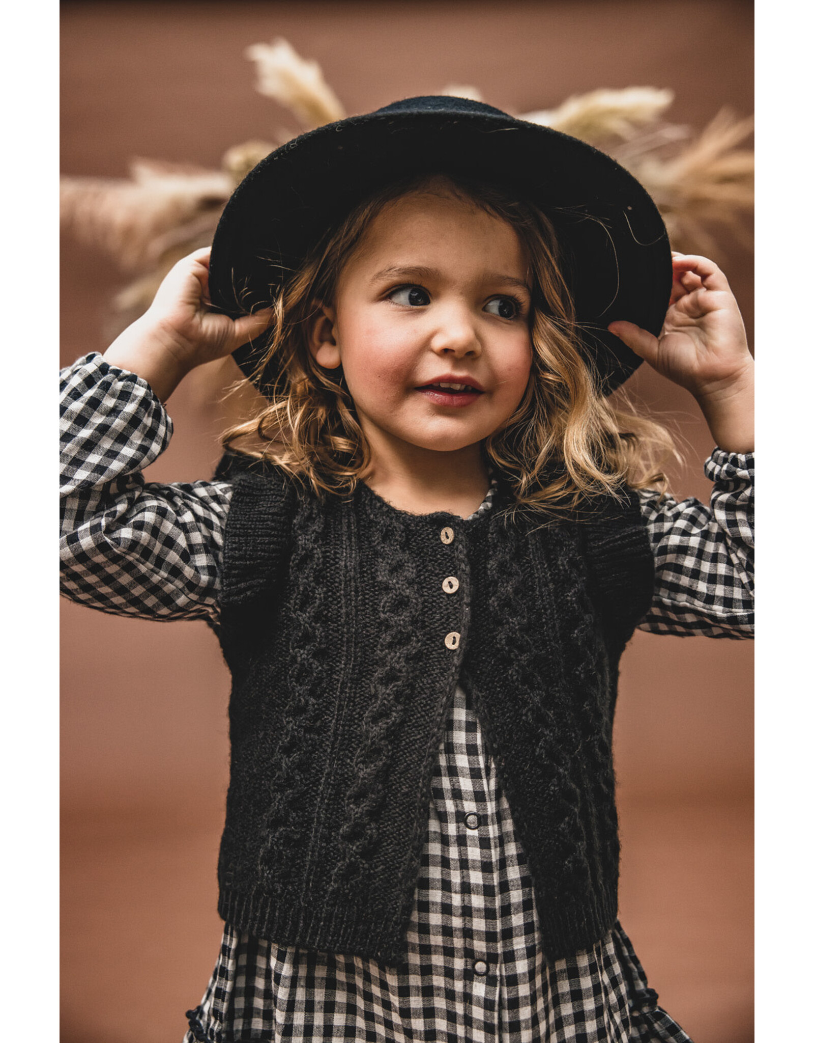 Little Looxs Little knitted gilet black