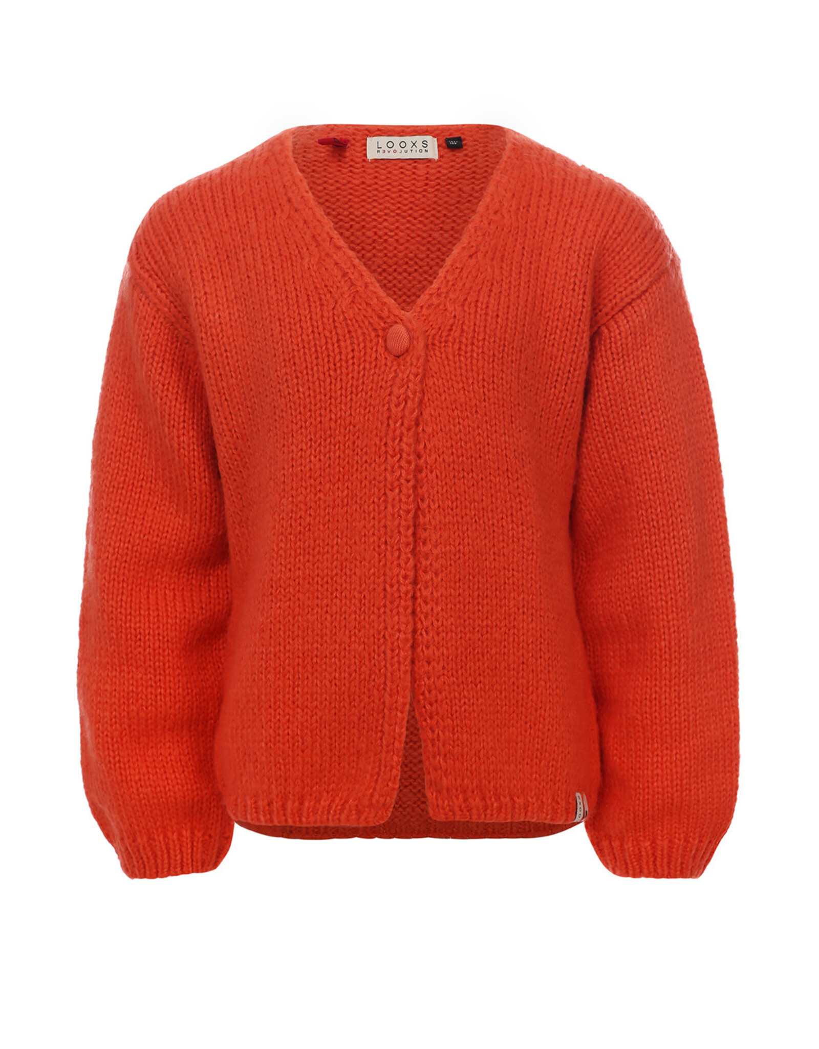 Little Looxs Little knitted cardigan Fresh Orange