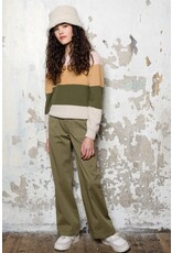 Nobell NoBell' Simoa girls g/dyed cargo palazzo pants olive green Burnt Olive