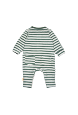 BESS Suit Henley Striped Clay W23