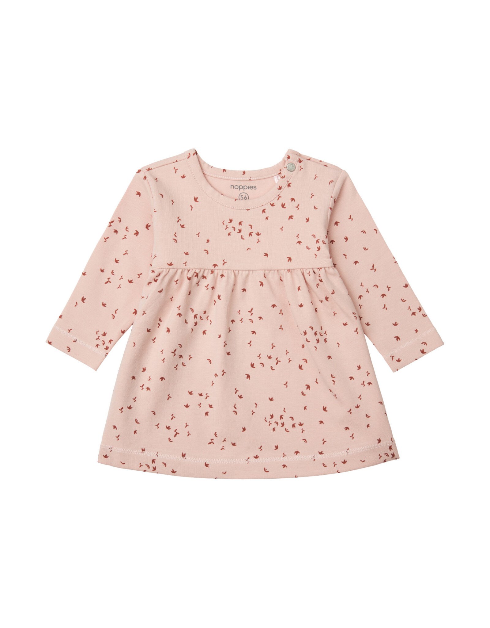 Noppies Girls Dress Nisib long sleeve all over print Rose Smoke