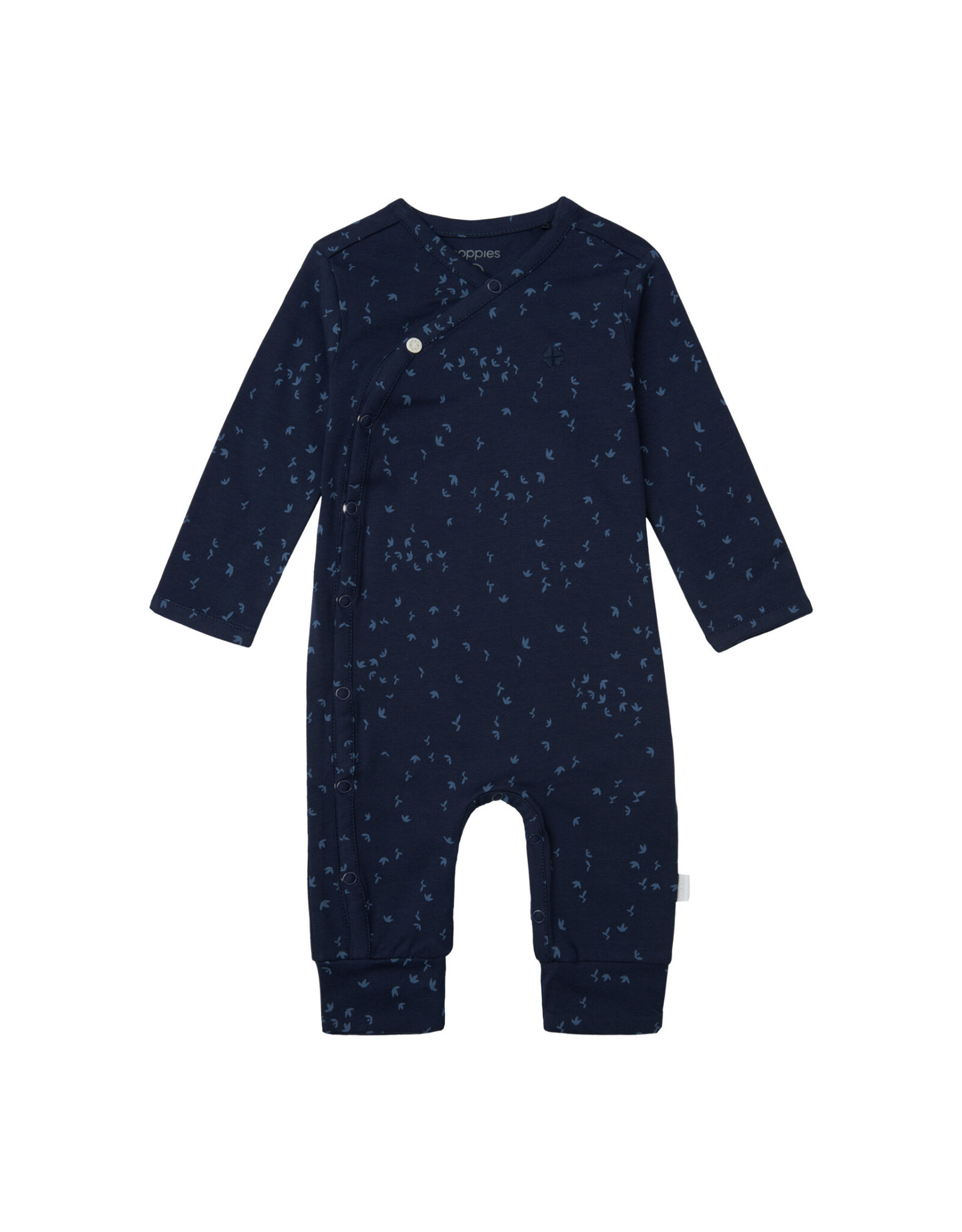 Noppies Unisex Playsuit Nuuk long sleeve allover print Black Iris