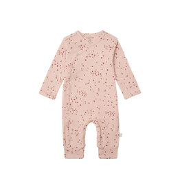 Noppies Unisex Playsuit Nuuk long sleeve allover print Rose Smoke NOS