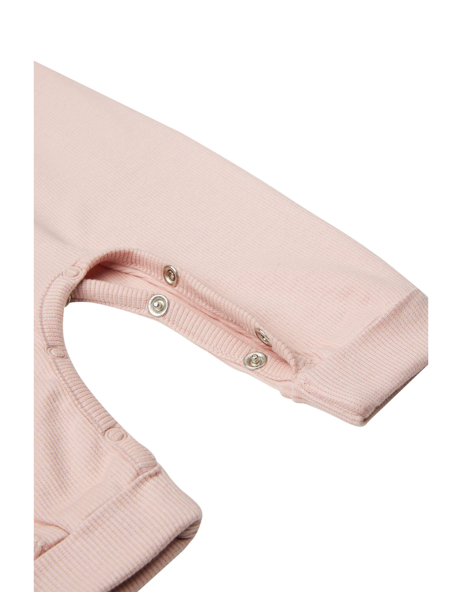 Noppies Unisex Playsuit rib Nevis long sleeve Rose Smoke