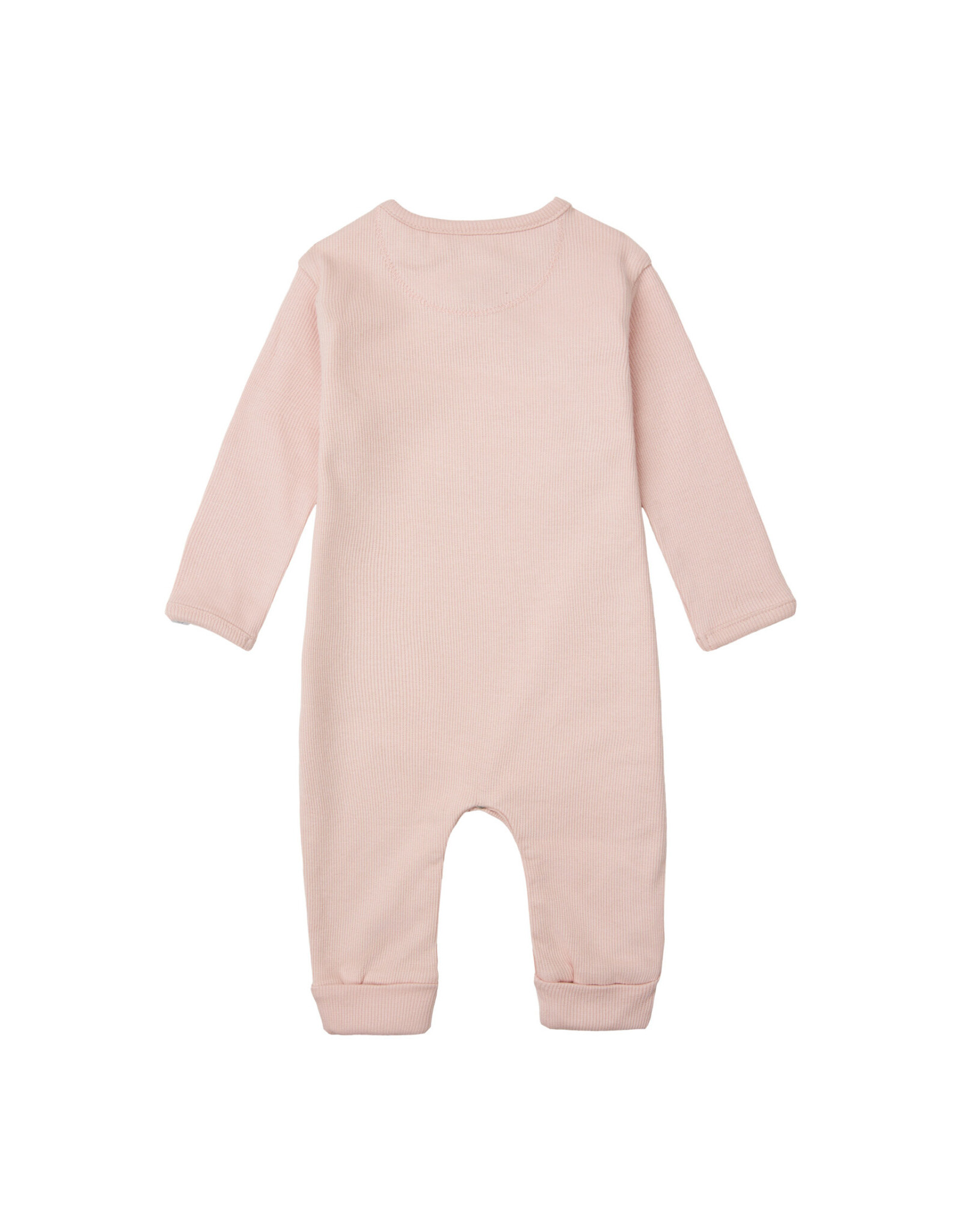 Noppies Unisex Playsuit rib Nevis long sleeve Rose Smoke