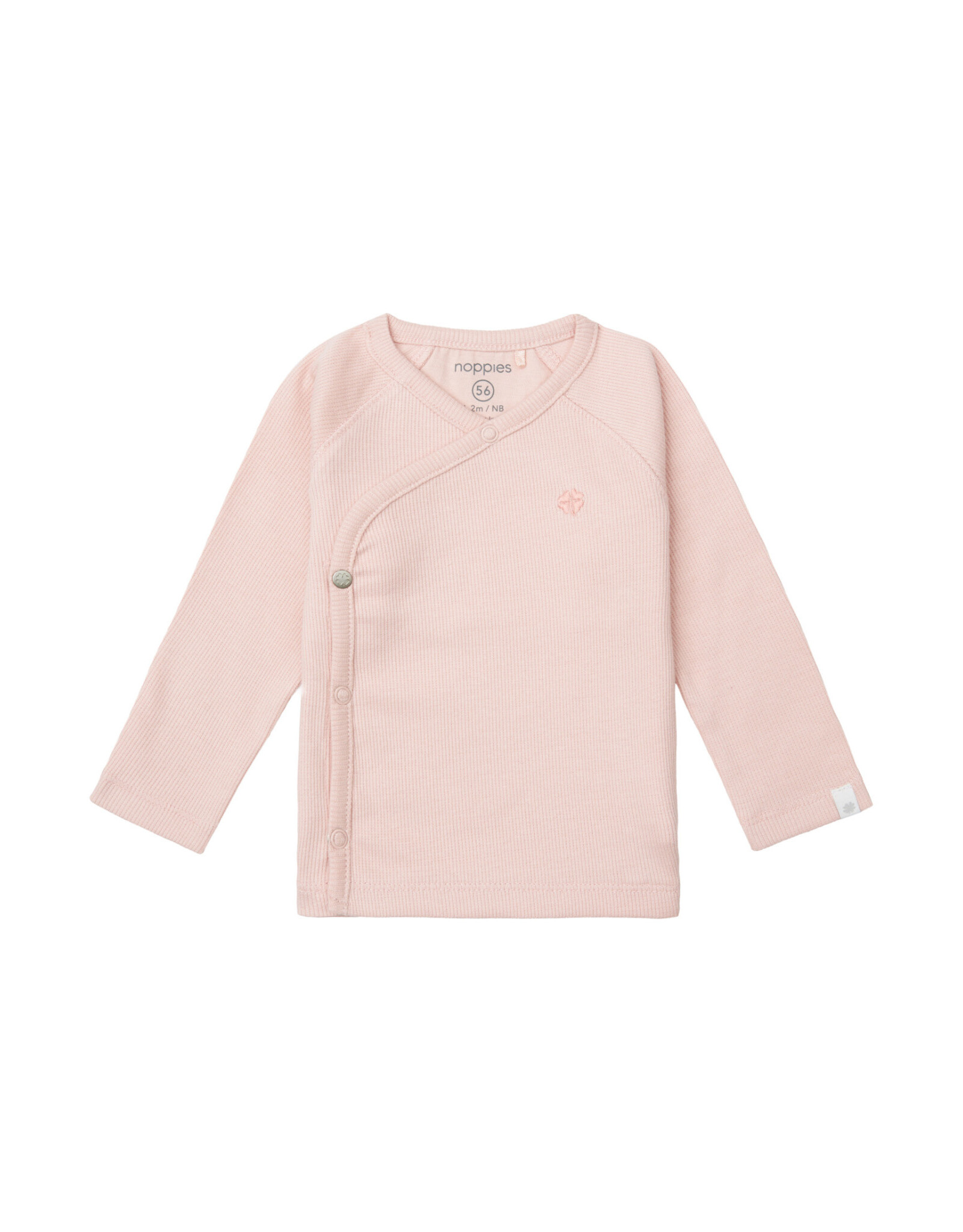 Noppies Unisex Tee wrap rib Nanyuki long sleeve Rose Smoke