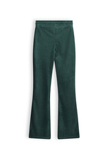 Nobell NoBell' Sady girls flared rib velours pants pine green